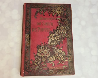 Vintage French Memoirs Du Sieur de Pontis Book, 1904
