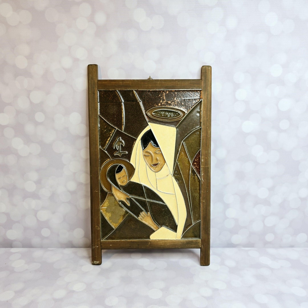 Vintage Madonna and Child Art - Etsy