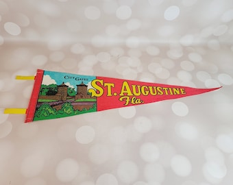 Banderín vintage de San Agustín