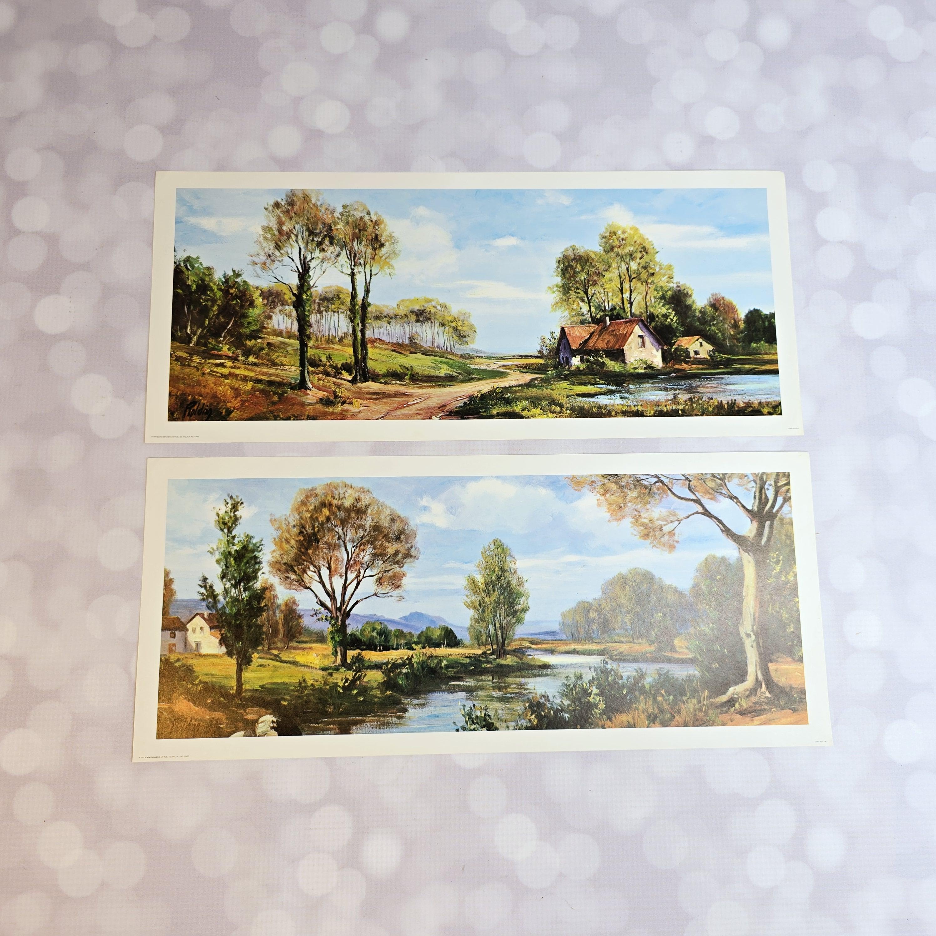 風景画　 横長サイズ　版画 風景画 横長サイズ 版画 風景画 横長サイズ 版画 【公式通販】