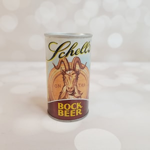 Vintage Schell&#39;s Bock Beer Flat Top Beer Can