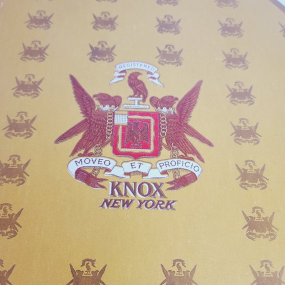 Vintage Knox Hat Box, Octagon - image 7