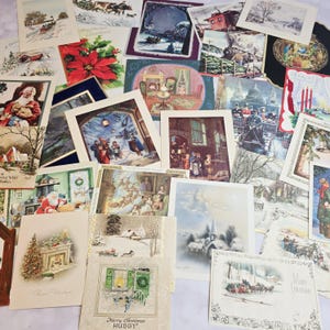 Vintage Christmas Cards Lot