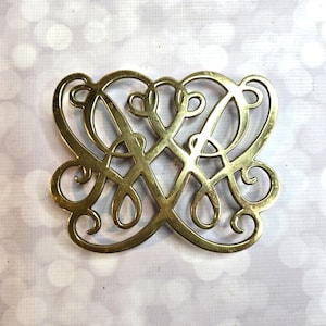 Vintage Brass Williamsburg Trivet