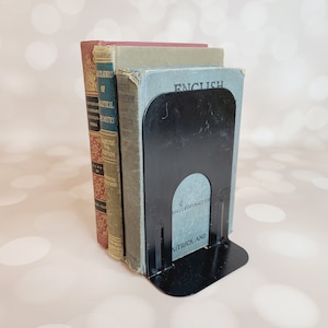 Vintage Metal Bookends, Pair