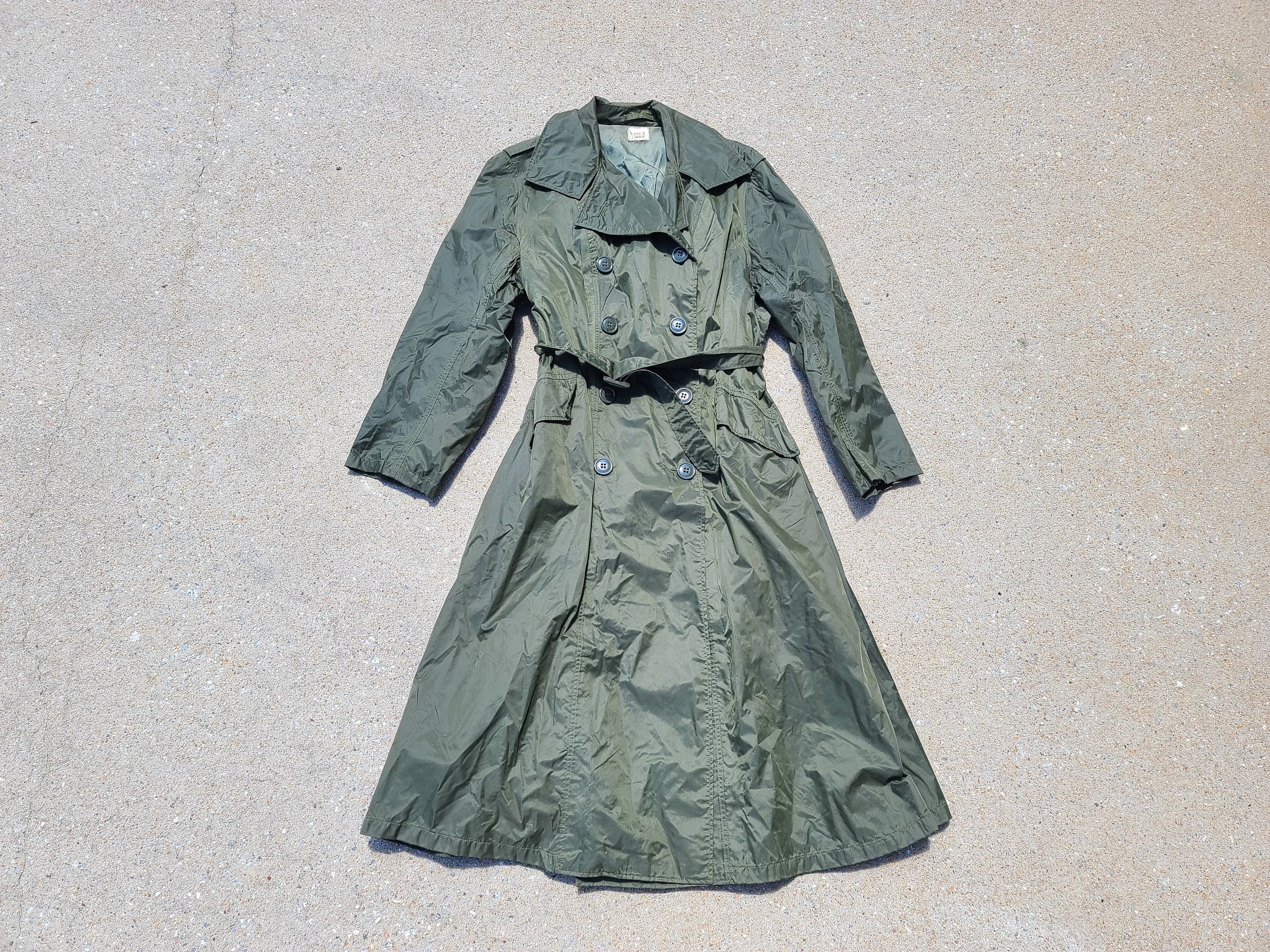 British army trench clearance coat