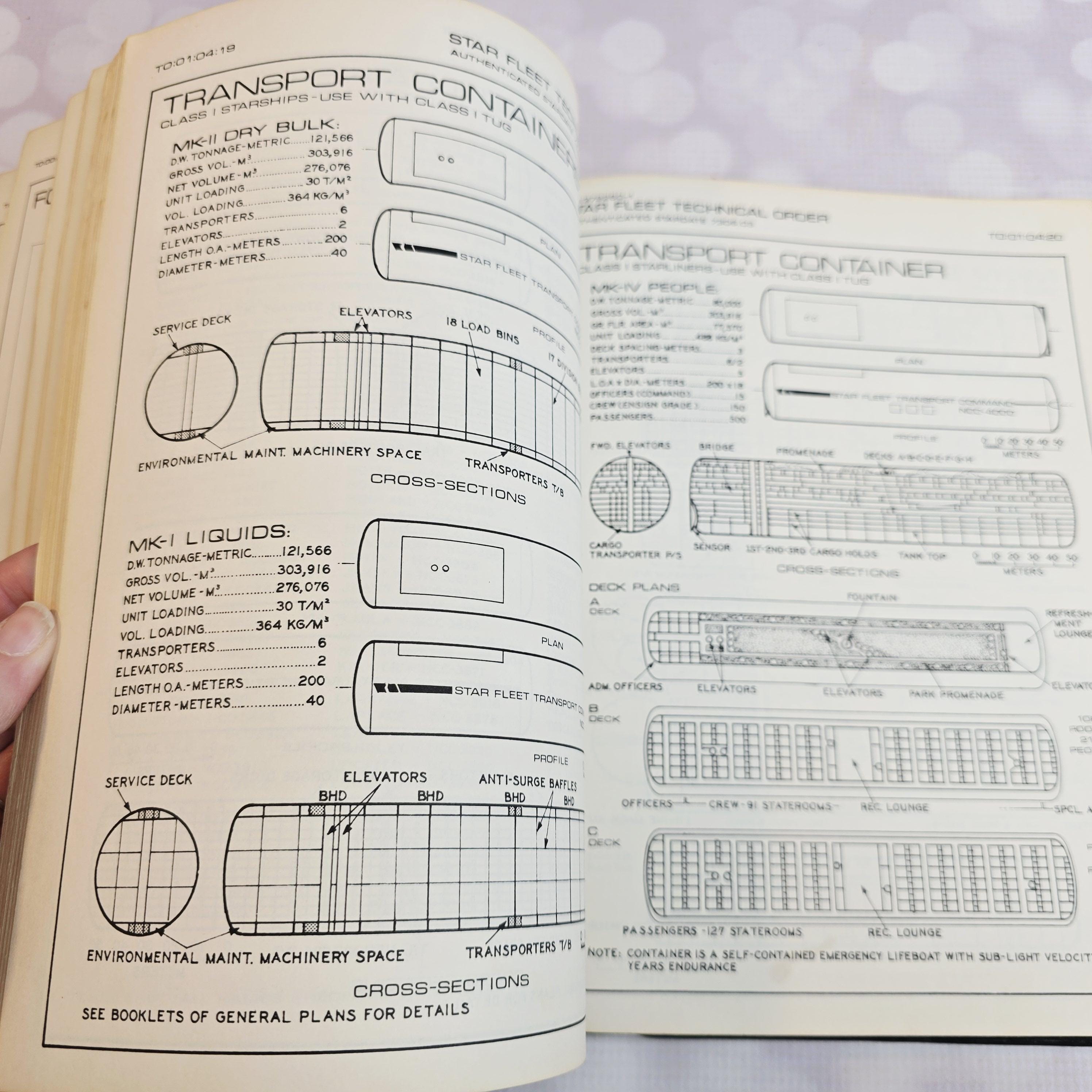 Vintage Star Trek Star Fleet Technical Manual, 1975 - Etsy