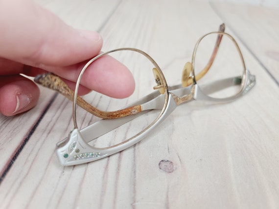 Vintage Eye Glasses, Horn Rimmed - image 7