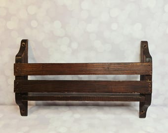 Vintage Wood Hymnal Rack