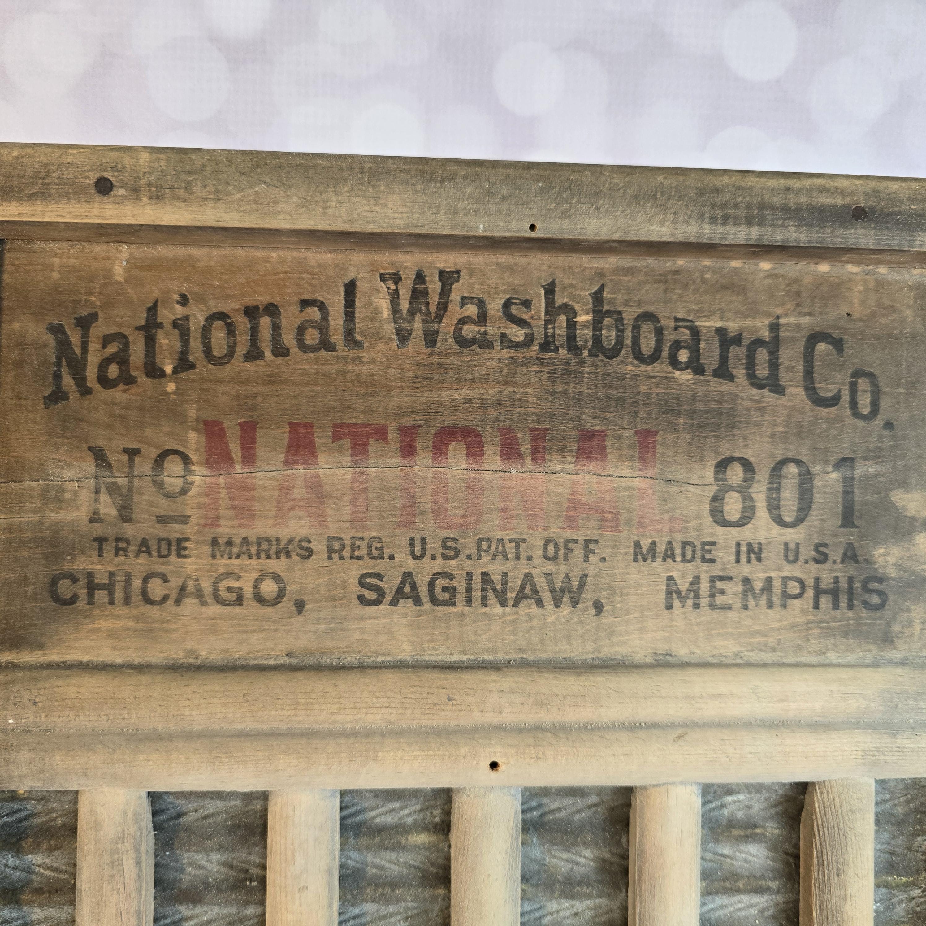 Vintage the Brass King National Washboard - Etsy
