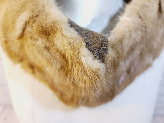 Vintage Fur Collar, Mid Century Style - image 2