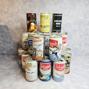 Vintage Flat Top Beer Can Lot of 24