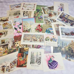 Vintage Christmas Cards Lot