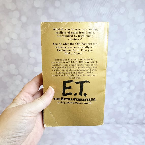 Vintage ET the Extra Terrestrial Book, 1982 - Etsy