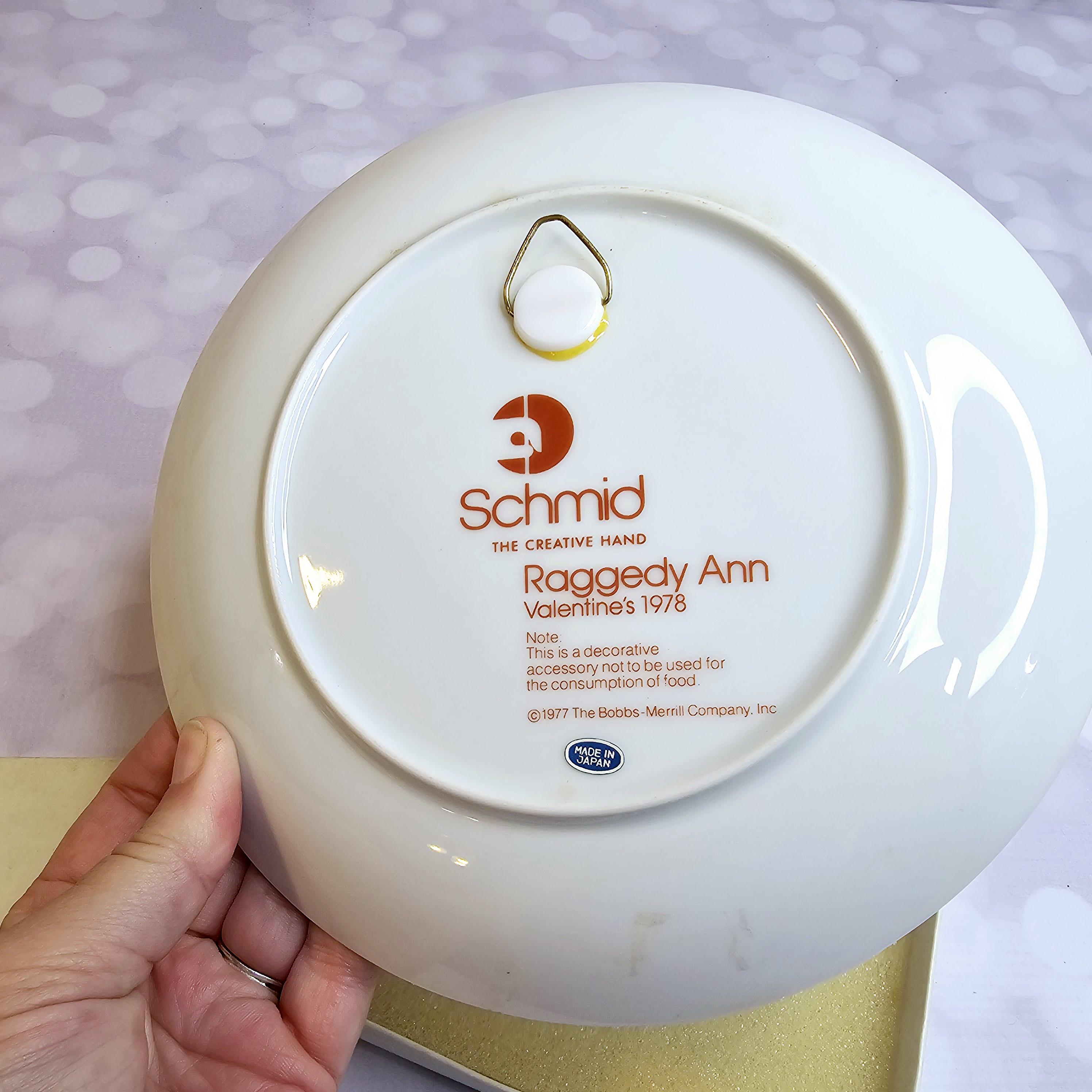 ラガディアン　クリスマスプレート1978年 ☆1978 ラガディ・アン クリスマスプレート”チェッキングリスト