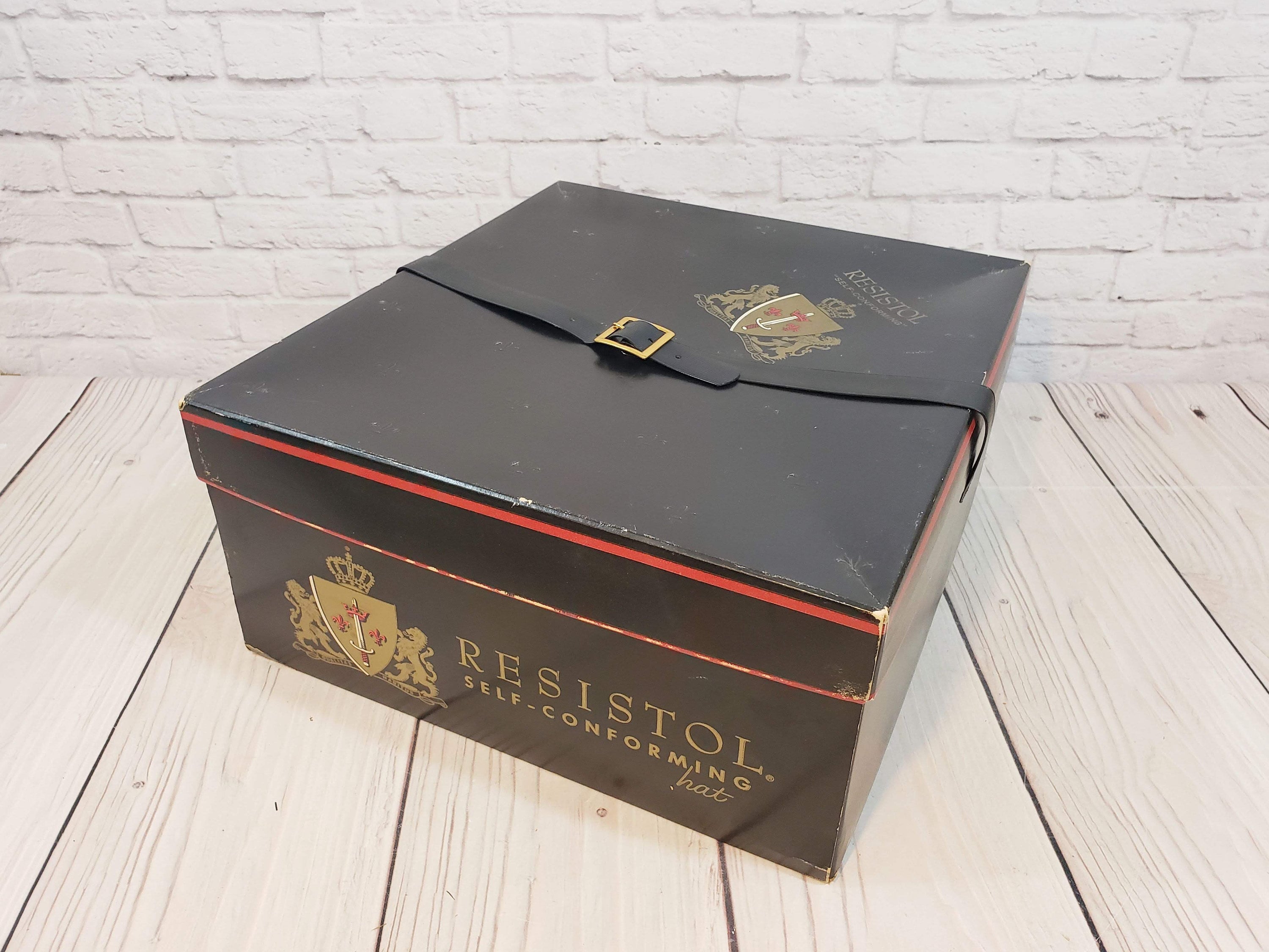 Vintage Resistol Hat Box Etsy