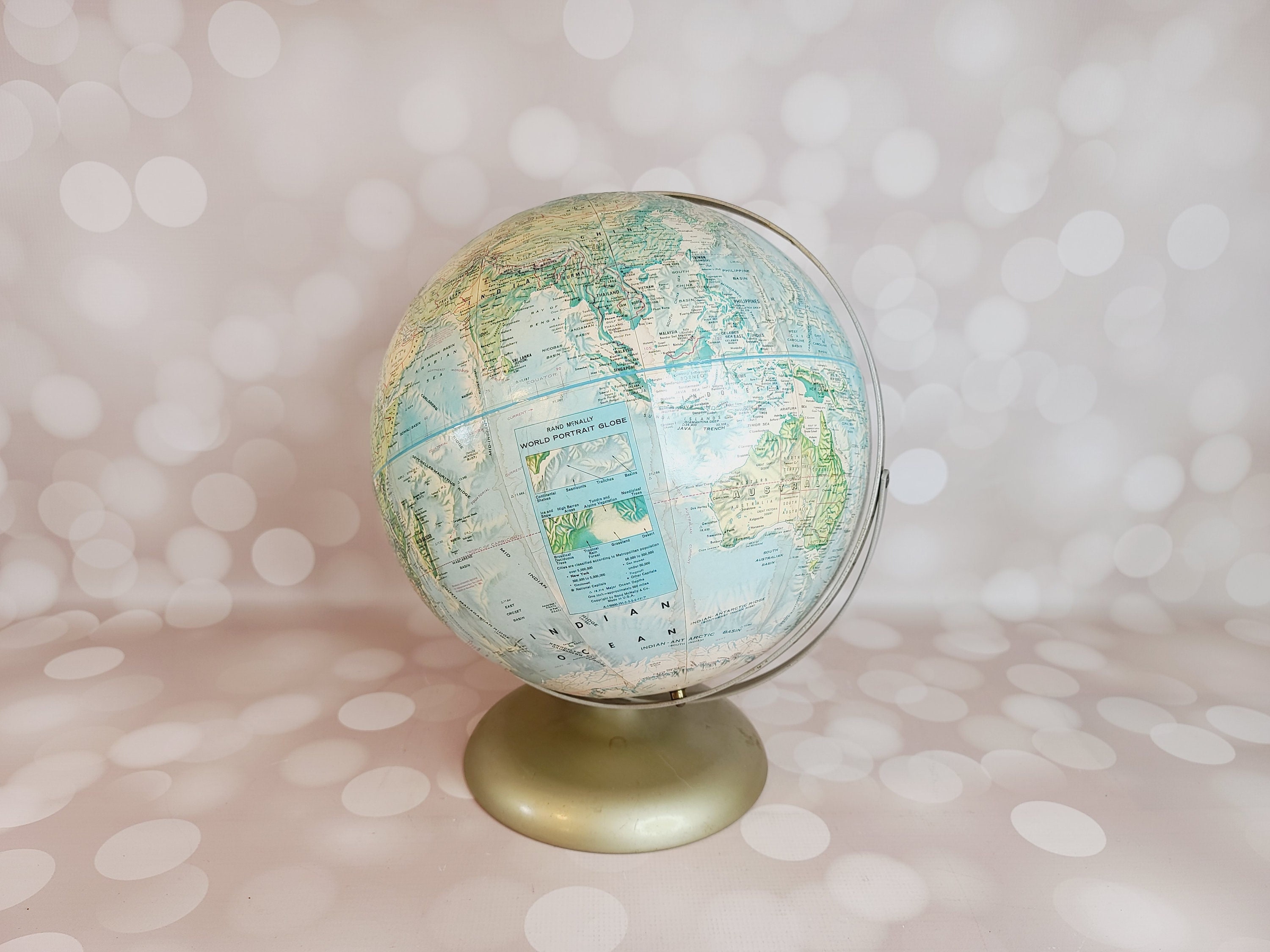 Rand mcnally globe - Etsy 日本