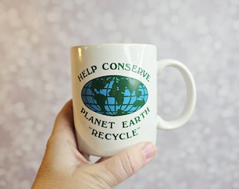 Vintage Recycle Earth Mug