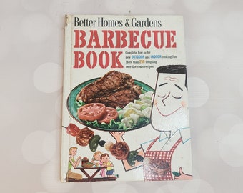 Vintage Mid Century Barbecue Cookbook, 1959
