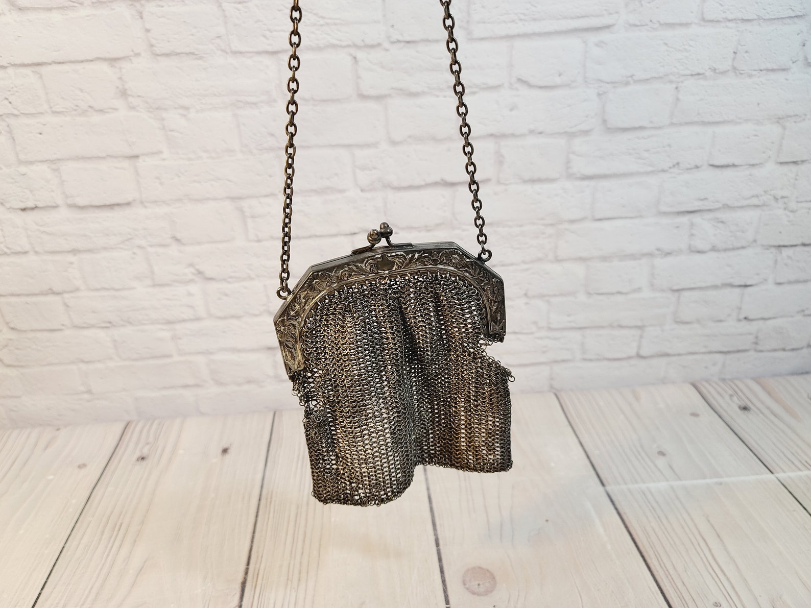 Vintage Chain Mail Purse Etsy