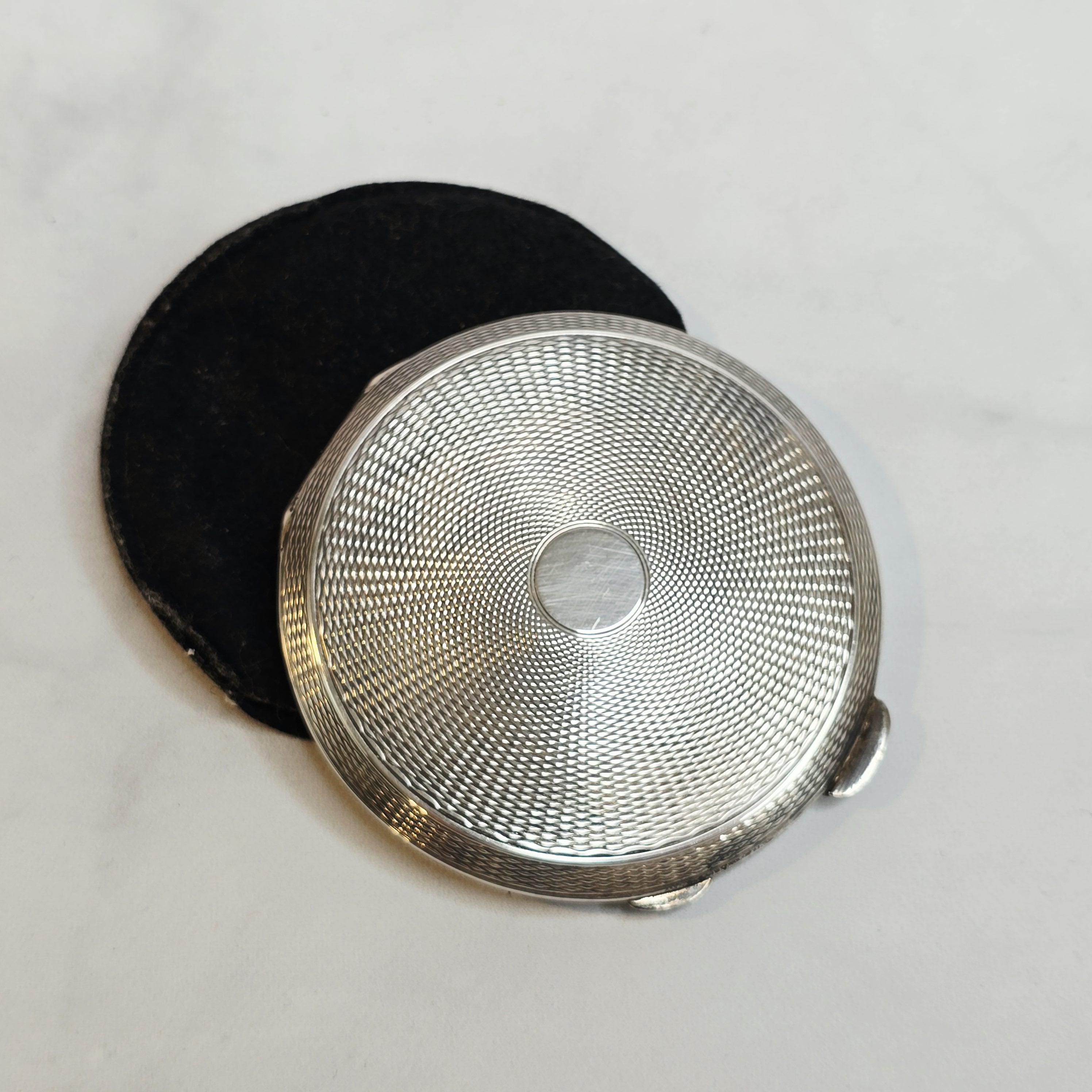 Vintage Sterling Silver Powder Compacts - Etsy
