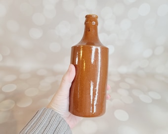 Antique Stoneware Beer Bottle