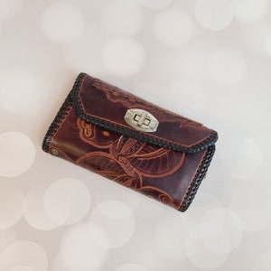 Cartera Vintage Repujada, Piel