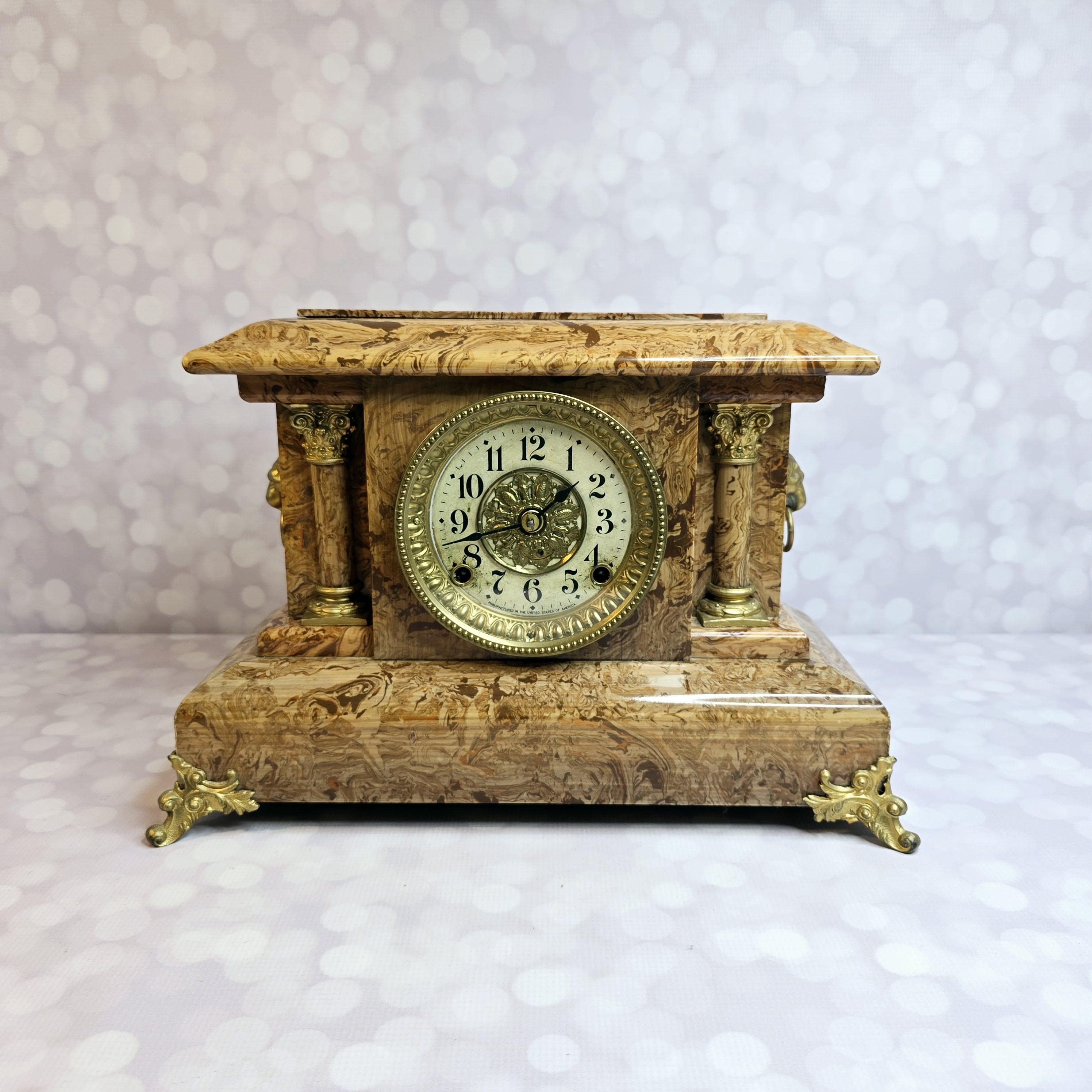 Vintage Seth Thomas Adamantine 2 Column Mantel Clock - Etsy