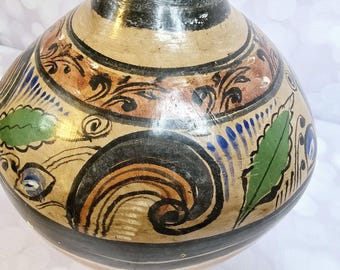 メキシコ工芸品　陶器　花瓶　ヴィンテージ　民藝 ヴィンテージ メキシコ陶器花瓶 - Etsy 日本