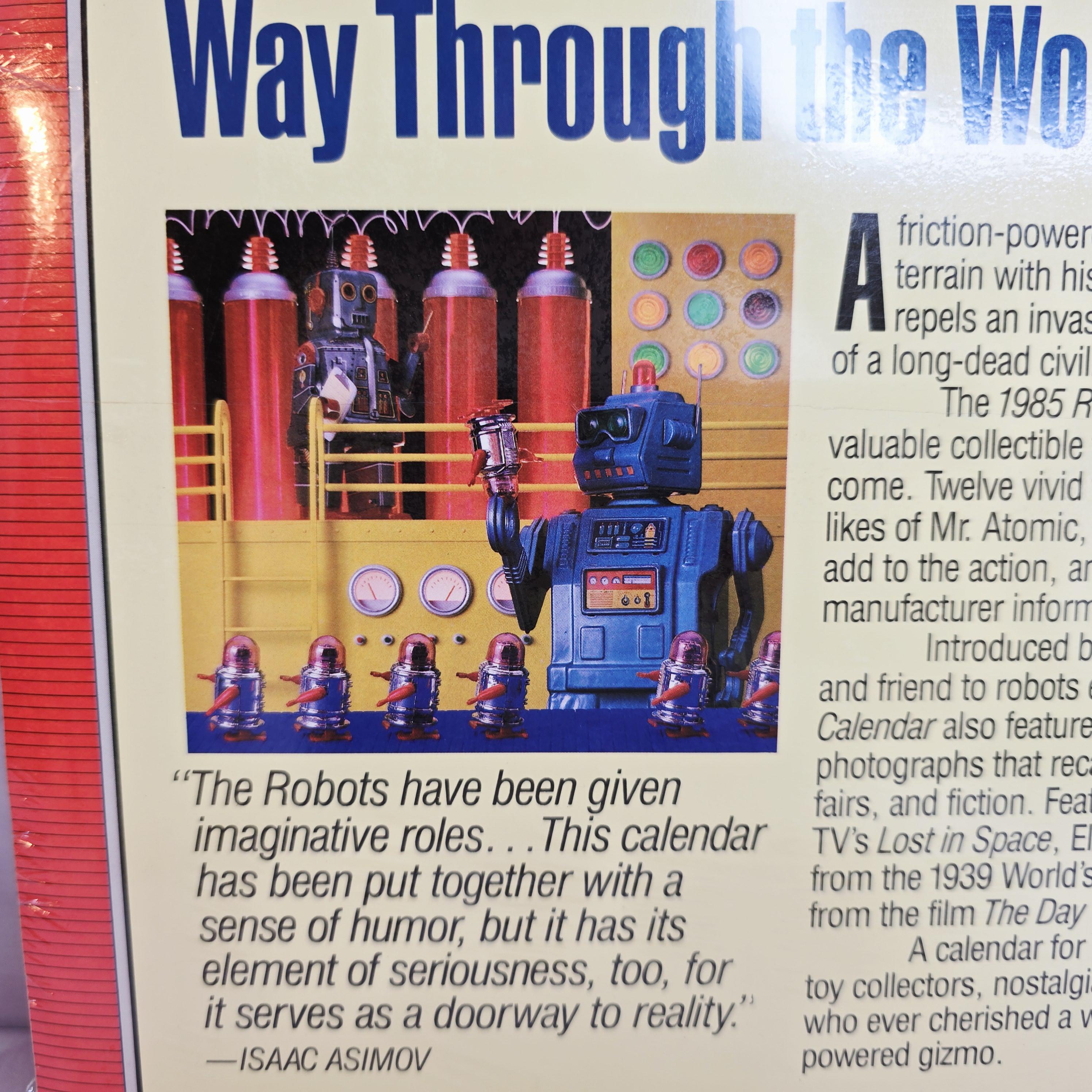 Vintage Robot Calendar, 1985 - Etsy