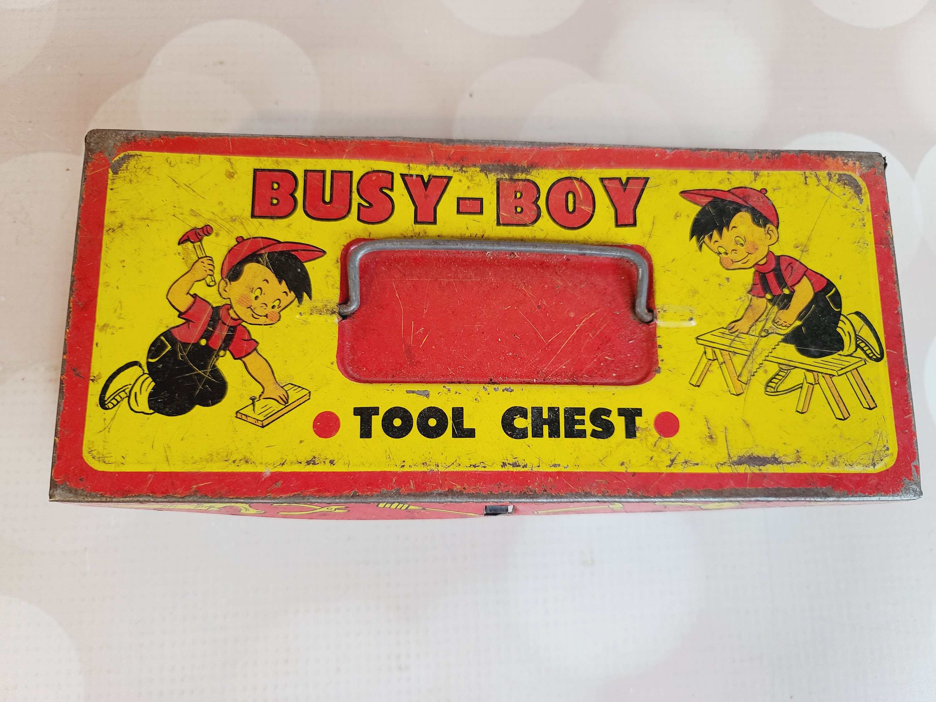 ヴィンテージ ビジーボーイ おもちゃ ツールボックス - Etsy 日本