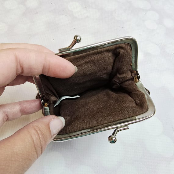 Vintage Patchwork Leather Change Purse - image 3