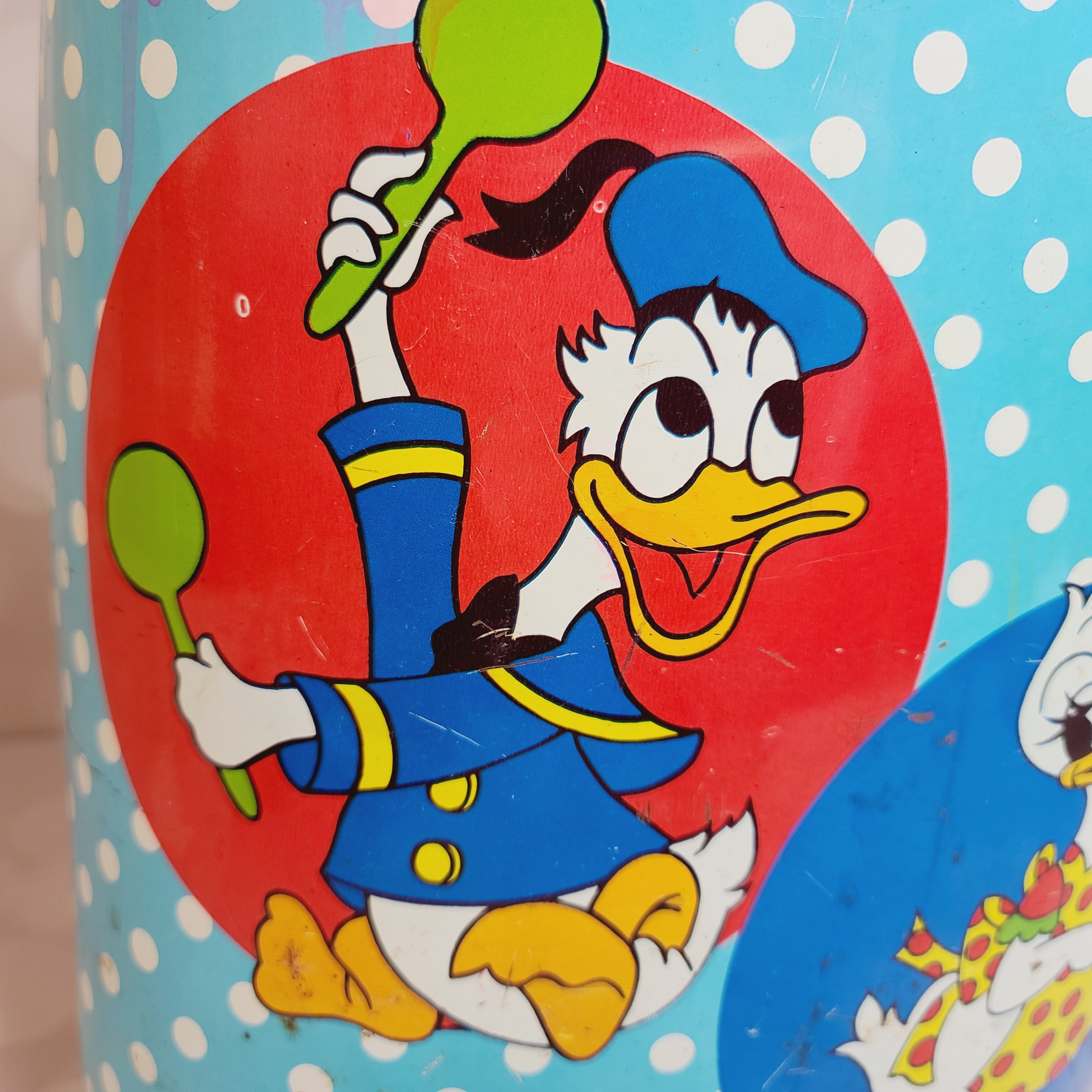 Vintage Metal Mickey Mouse Trash Can - Etsy