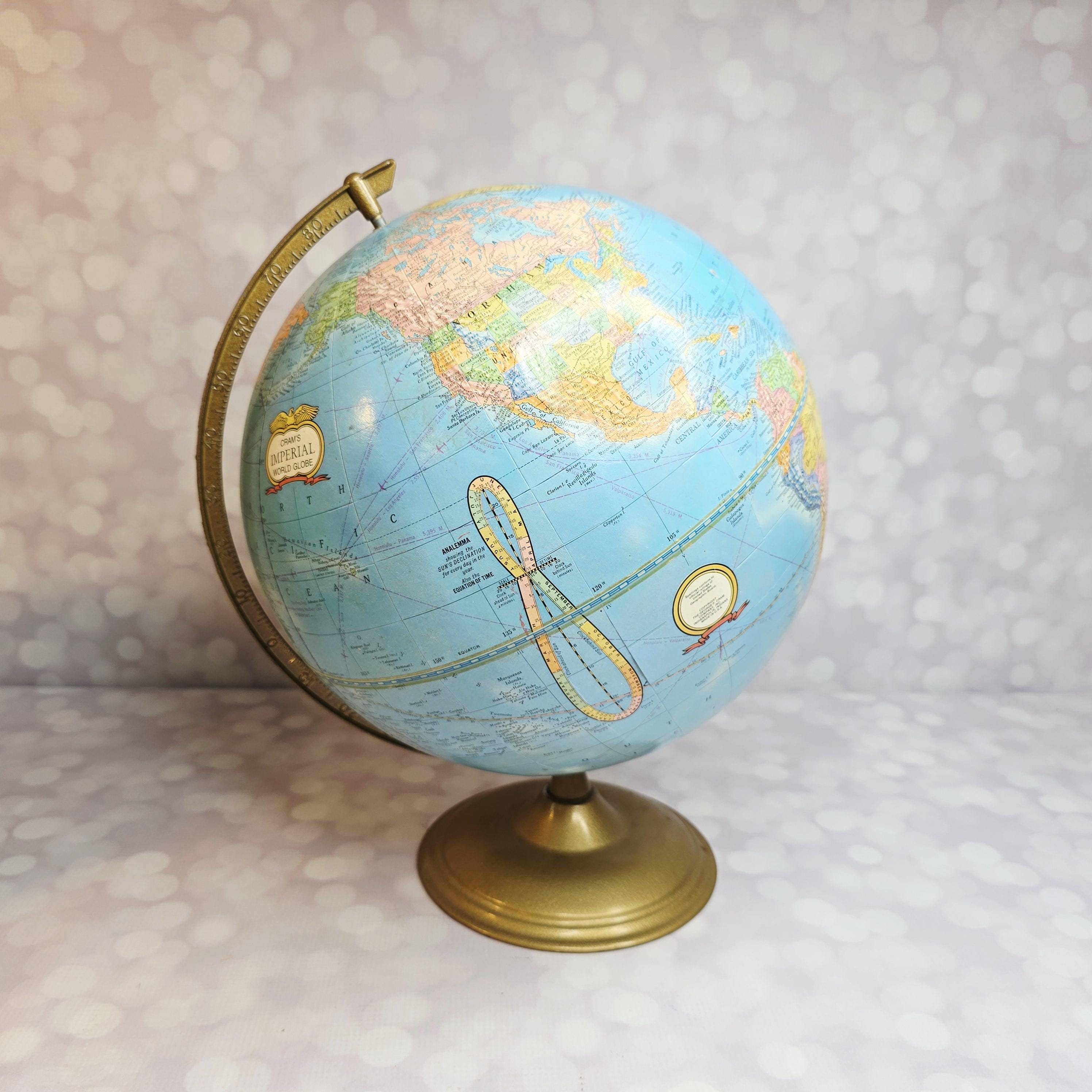 【CRAM'S IMPERIAL WORLD地球儀】 Vintage Cram's Imperial World Globe - Etsy