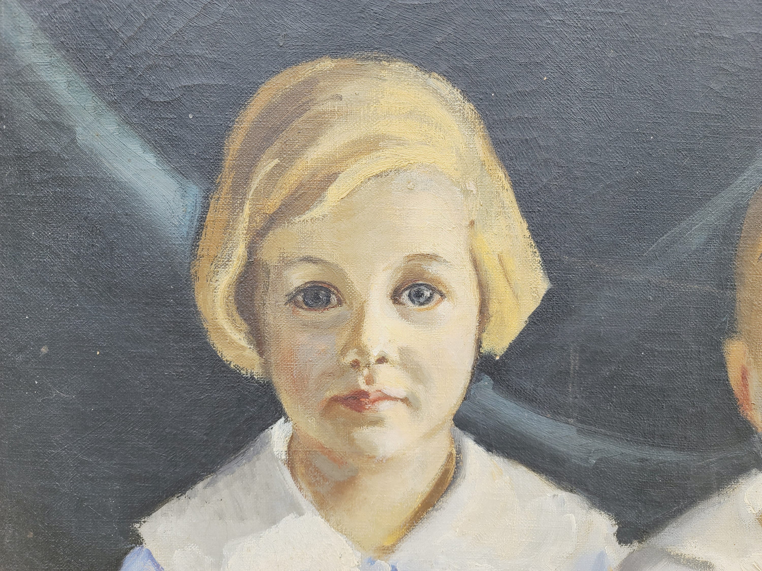 子供の肖像画 アンティーク子供の肖像画、オリジナル絵画 - Etsy 日本