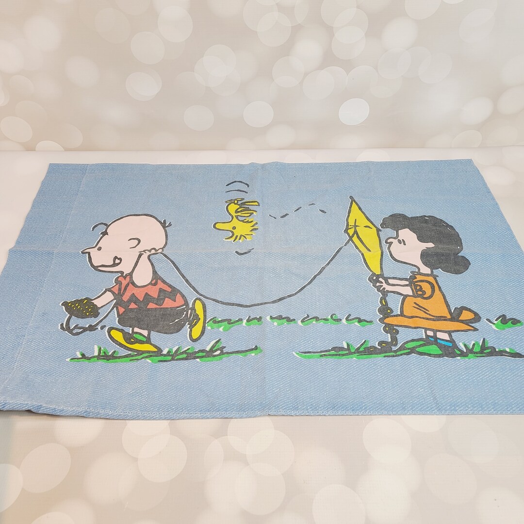 Vintage Charlie Brown Pillow Case Etsy