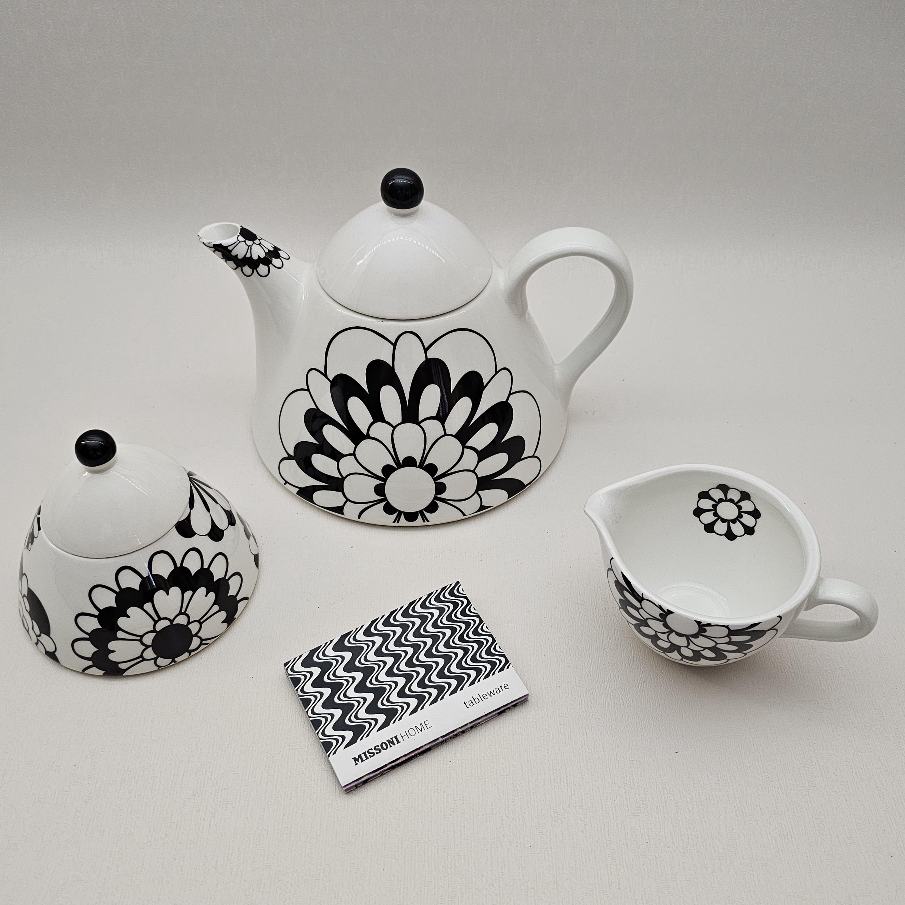 Bianco Nero by Missoni Home Tea Set Coffee Set , Missoni Home Tea  