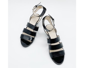 Vintage Nine West Strappy Wedges Sandals