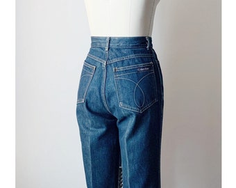 Vintage 70s Calvin Klein High Waist Jeans Made in U.S.A.