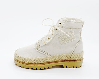 Vintage 90s Frenzy Standard Espadrilles Platform Ankle Boots