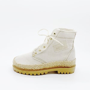 Vintage 90s Frenzy Standard Espadrilles Platform Ankle Boots image 1