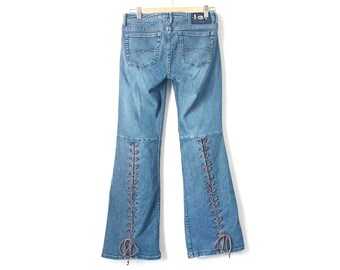 Vintage Y2K LEI Jeans Bell Bottom Low Rise Jeans