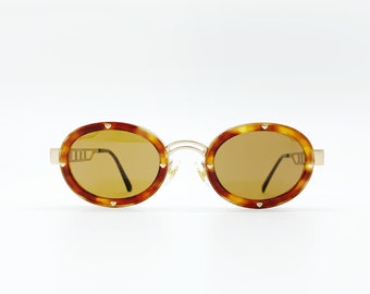 Vintage Moschino Heart Studded Sunglasses