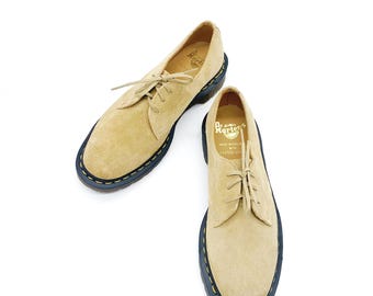 Dr Martens 3989black and White Brogue Platform Made in England