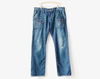 Jeans Lucky Brand vintage de l'an 2000 - Jean boyfriend taille basse