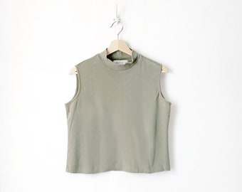 Vintage 90s Mockneck Sleeveless Top