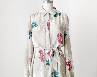 Vintage 70s Lanvin Floral Day Dress