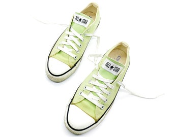 Vintage 90s Lime Green Converse Chuck Taylor All Star Low Top Sneaker