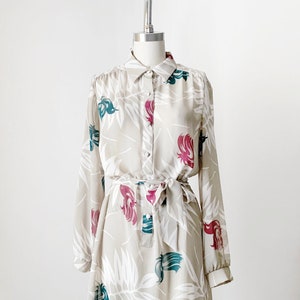 Vintage 70s Lanvin Floral Day Dress image 1