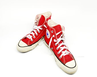 Vintage 80s Green Converse Chuck Taylor All Star Hi Top Made